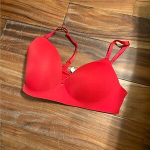 Victoria’s Secret‎ Red T-Shirt Bra 36D Smooth Molded Cup(0655)
